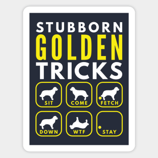 Stubborn Golden Retriever Tricks - Dog Training Magnet